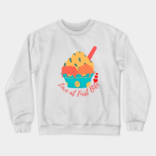 Love at first bite Crewneck Sweatshirt by JB's Design Store